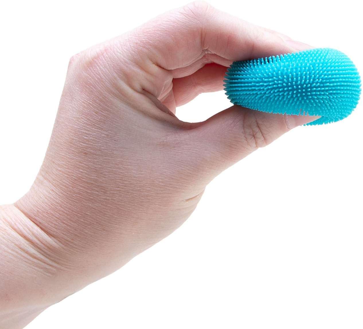 Schylling Teenie NeeDoh Fuzz Ball - Mini Sensory Toy with a Velvet Texture and Soft Cloud Squish - Color May Vary; Three Fuzz Balls Per Pack - Image 5